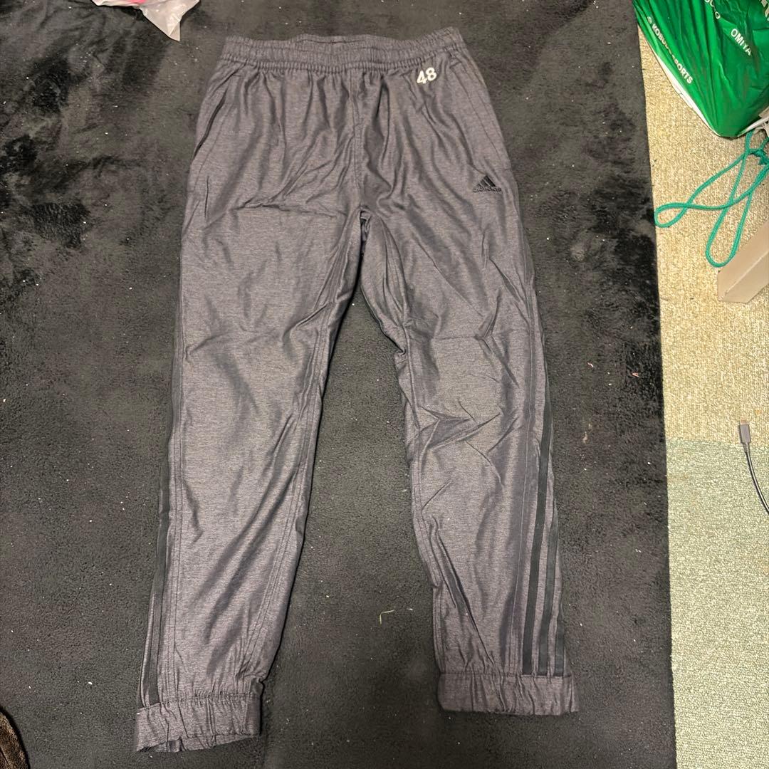 adidas 帝京第三 ウィンドブレーカー サイズ48 グレー