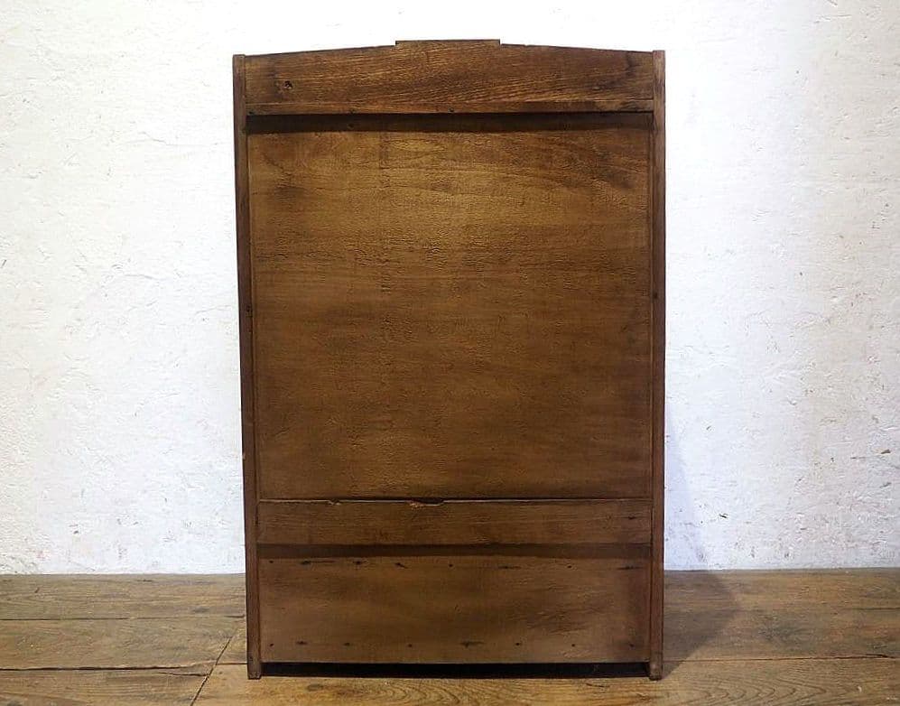 1305　アンティーク　象嵌細工の飾り棚　食器棚　キャビネット　ガラスケース