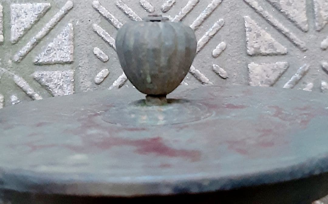 豊田自動織機 鉄瓶 蓋 鉄びん 骨董 創立記念 丸型 煎茶道具 工芸品