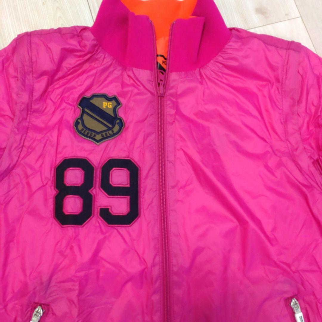 パーリーゲイツ ブルゾン リバーシブル 4way ピンク オレンジ サイズ1
