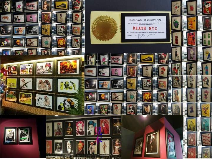 額付★人気 DEATH NYC LVPOP ポスター ★