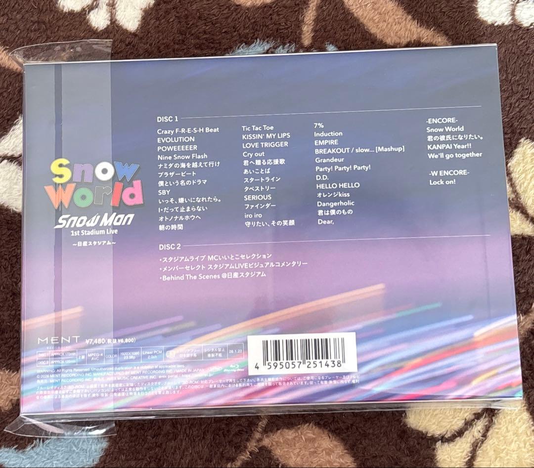  Man スノーマン 日産スタジアム　FC限定Blu-ray DVD