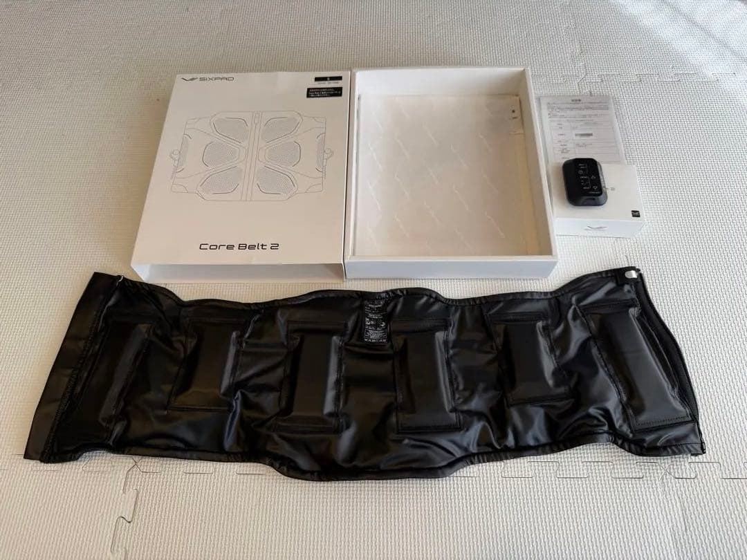 新品同様試用のみ！SIXPAD Core Belt 2 ブラック　サイズS