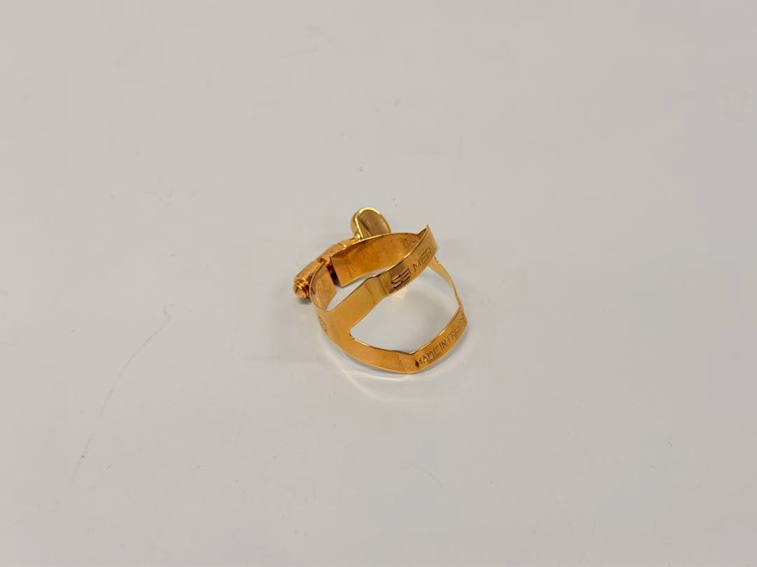 【美品】Selmer セルマー純正リガチャー　金メッキ　GP アルトサックス用