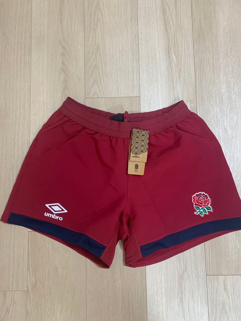 らぐイングランド代表　アウェイプロラグビーショーツ　umbro