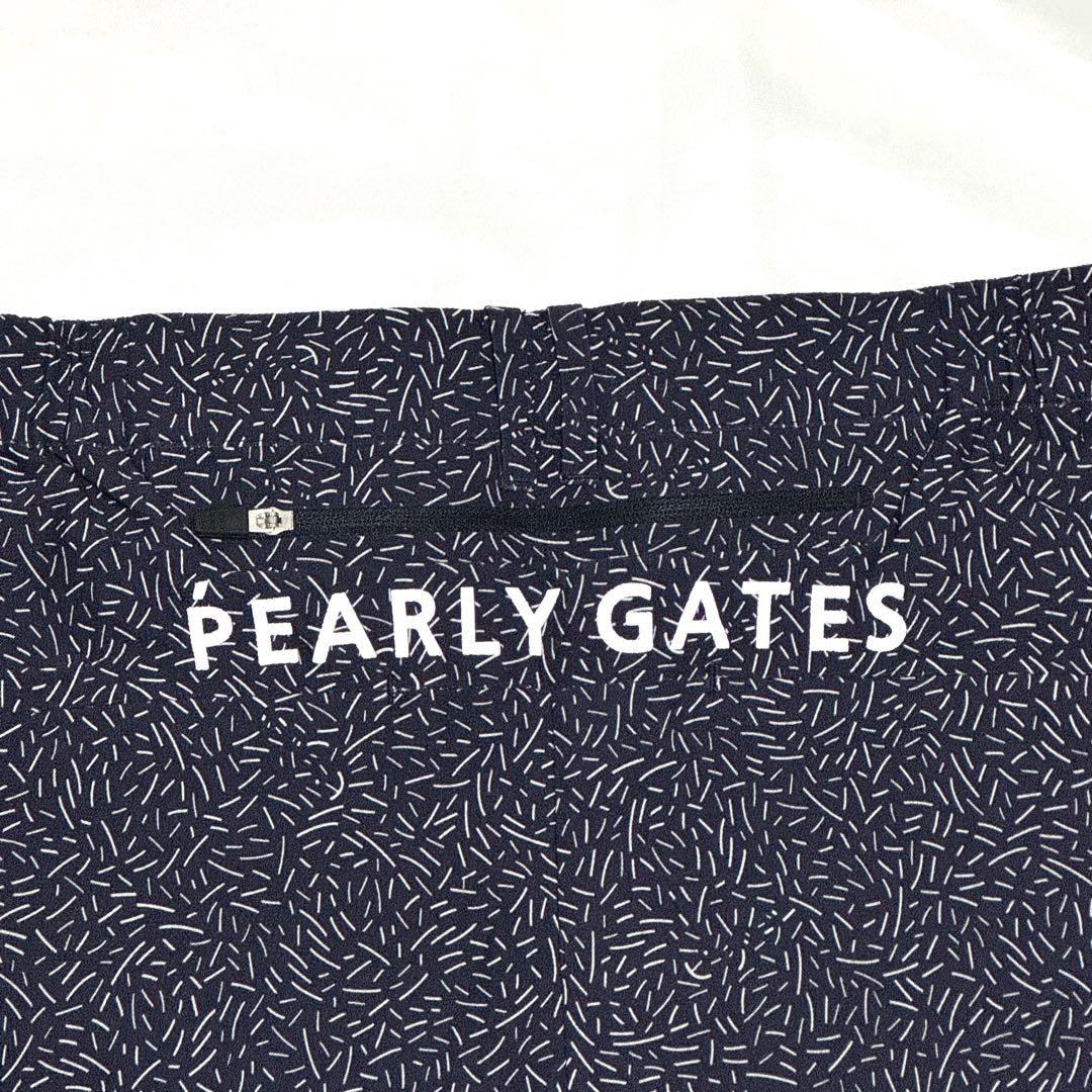 新品タグ付 パーリーゲイツ PGG ショートパンツ 総柄 紺 定価25300円