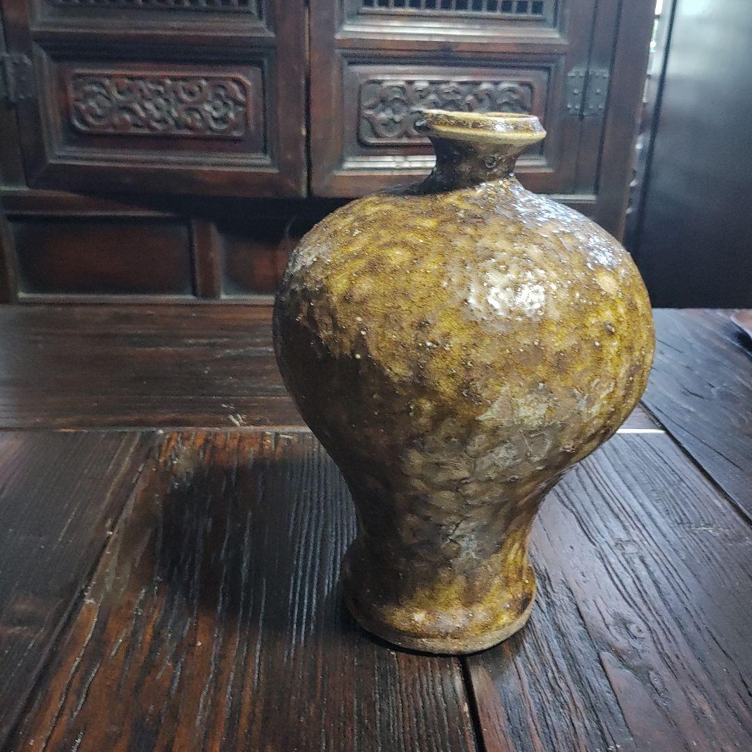 古瀬戸　永仁瓶子　時代不明 名家所蔵品　逸品