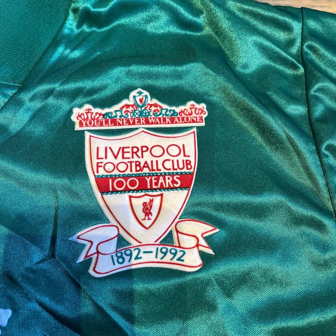 超美品 リバプールFC 100周年 アディダス シャツ　(UK34-36サイズ）