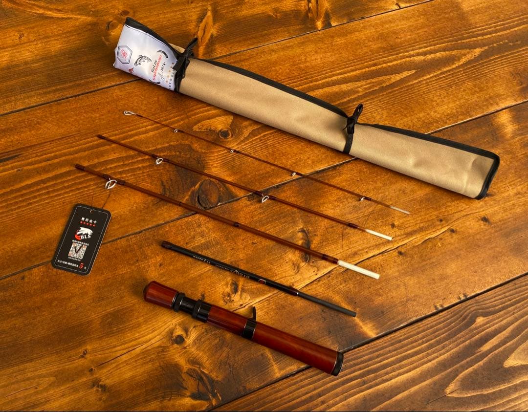 トラウトロッド　クリアブラウン　渓流釣り　ベイトロッド　山女魚　4ft〜5ft