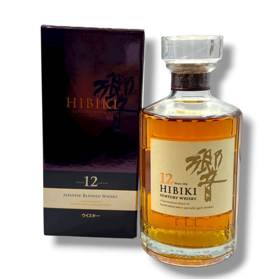 未開栓 響 12年 HIBIKI サントリー ウイスキー 500ml 箱付き
