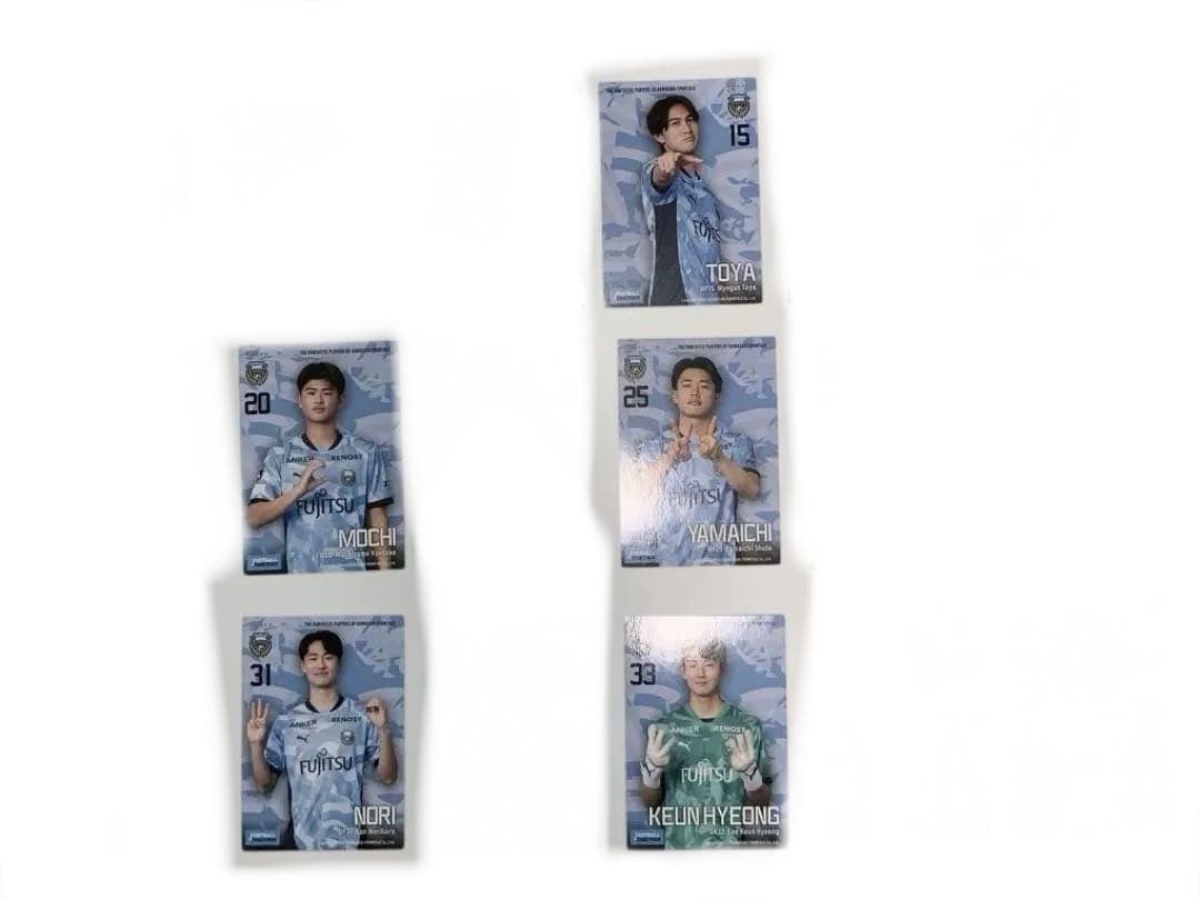 川崎フロンターレ　選手トレカ　18枚セット　状態難あり