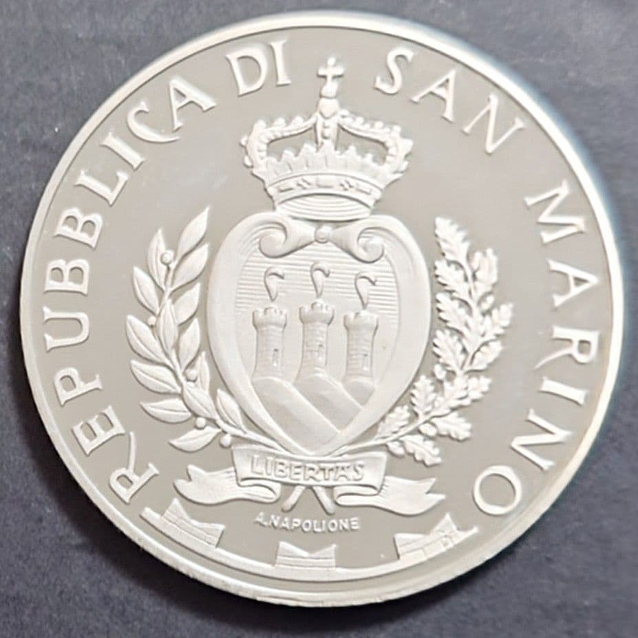 2014年 サンマリノ銀貨 アイルトン・セナ追悼20周記念銀貨 SV925