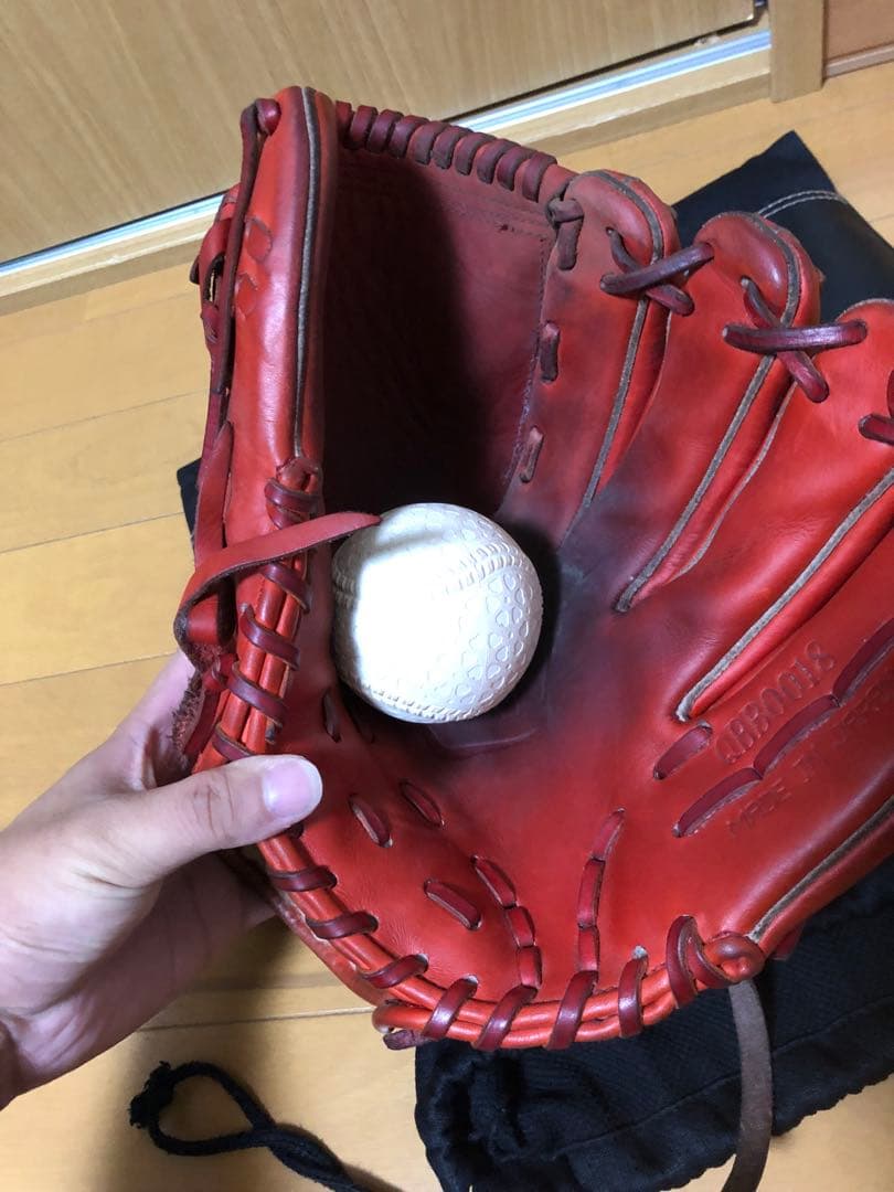 Under Armour 硬式野球用グローブ オレンジ