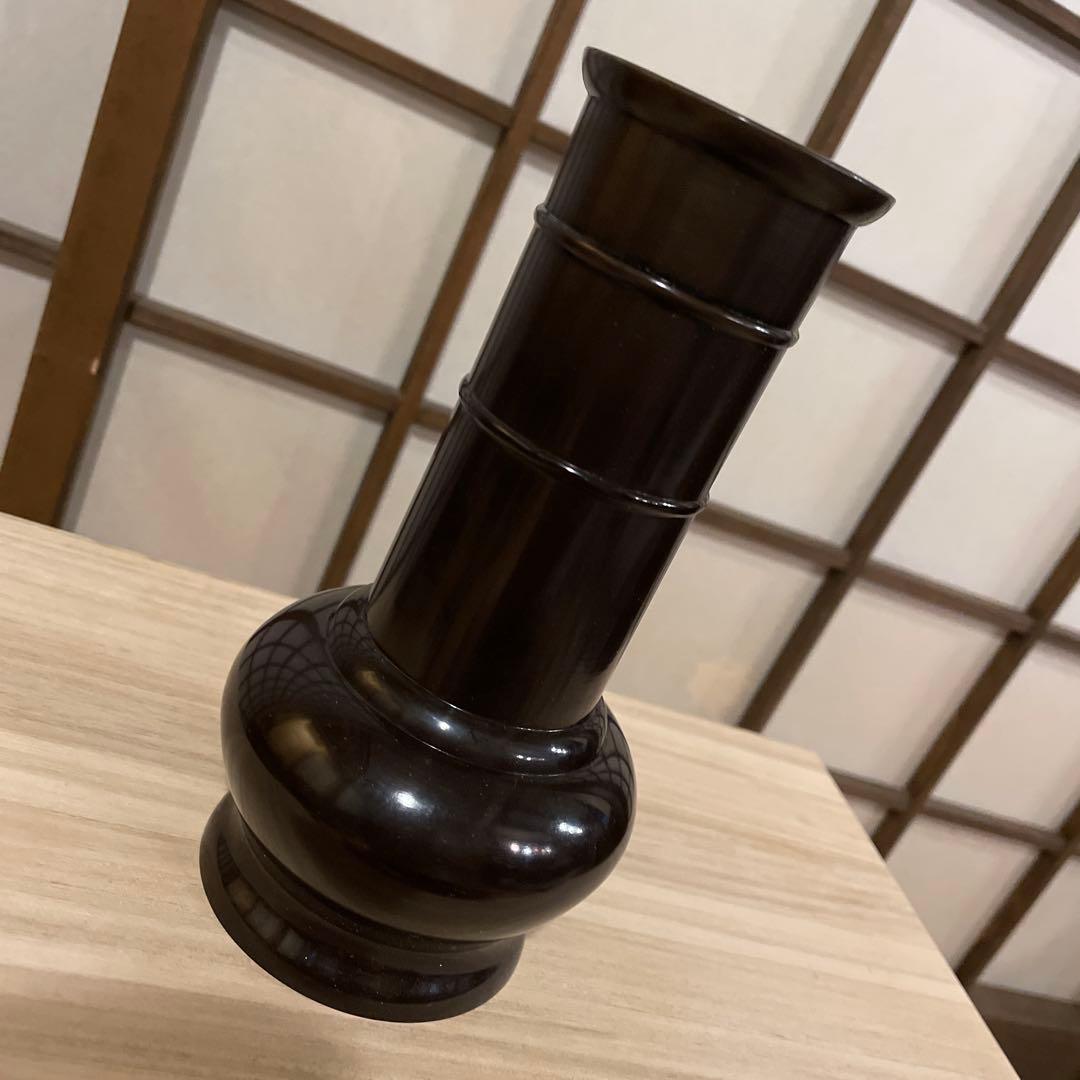 茶道具 鋳造師『金谷浄雲』(造)の利休型【唐銅 皆具】共箱　※美品