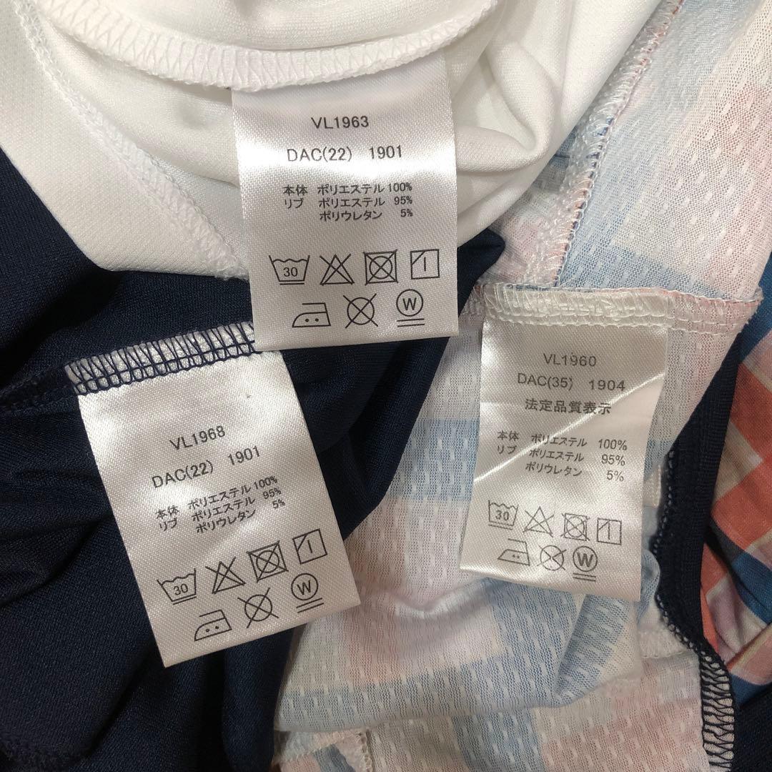 FILA テニスウェア3点セット Lサイズ ネイビー✖️チェック