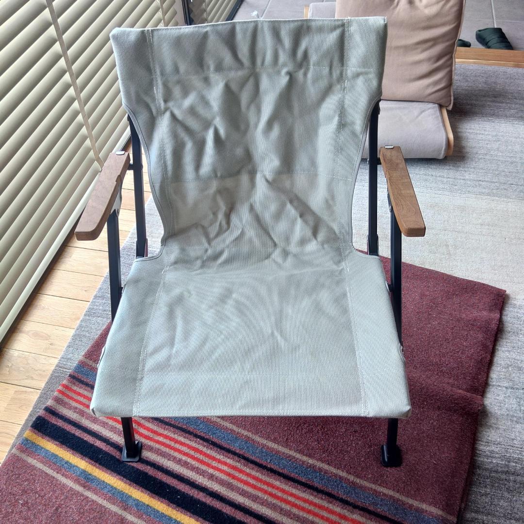 【2脚セット】スノーピーク ローチェア ショート アイボリー