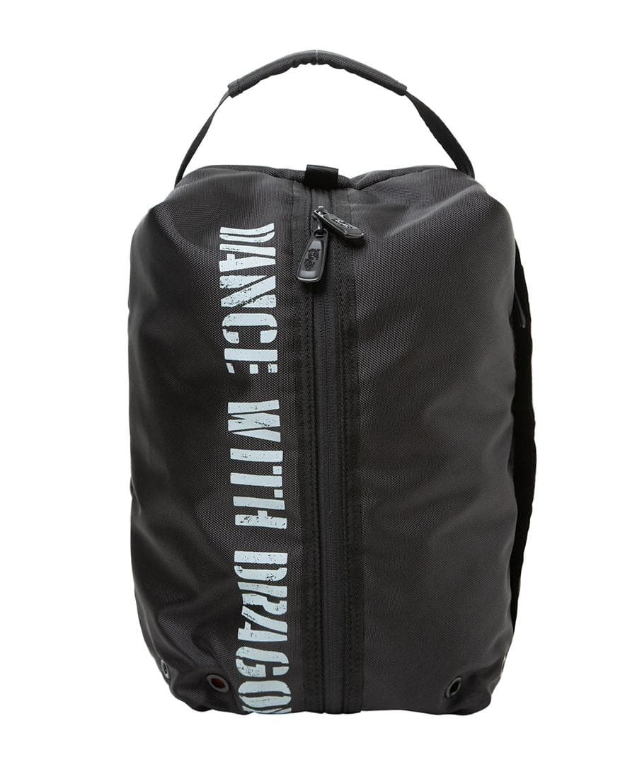 ハルウララ☆ダンスウィズドラゴン シューズケース☆ゴルフ靴袋☆ブラック