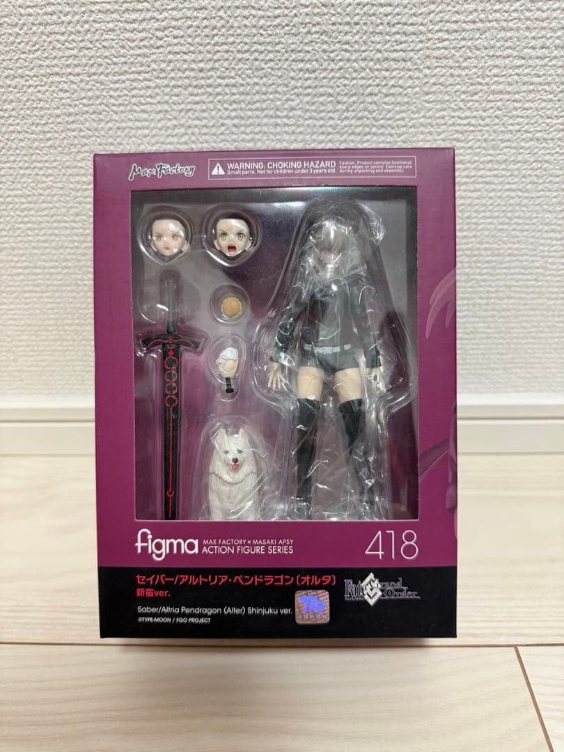 【開封済】figma セイバー/アルトリア・ペンドラゴン〔オルタ〕 新宿ver