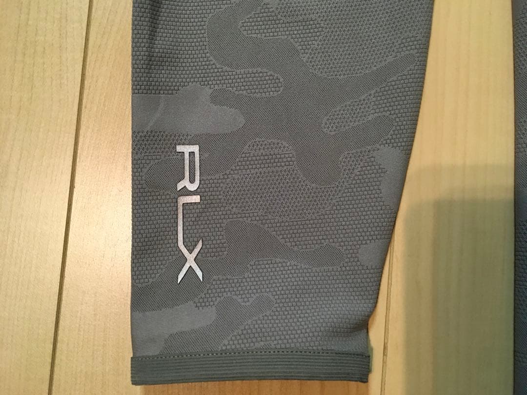 ラルフローレン RLX GOLF ジップアップ プルオーバー M グレーカモ