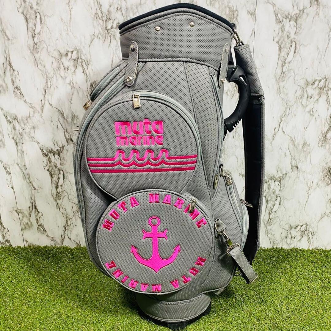 【完売モデル】未使用保管品 ムータマリン エシカルレザー キャディバッグ