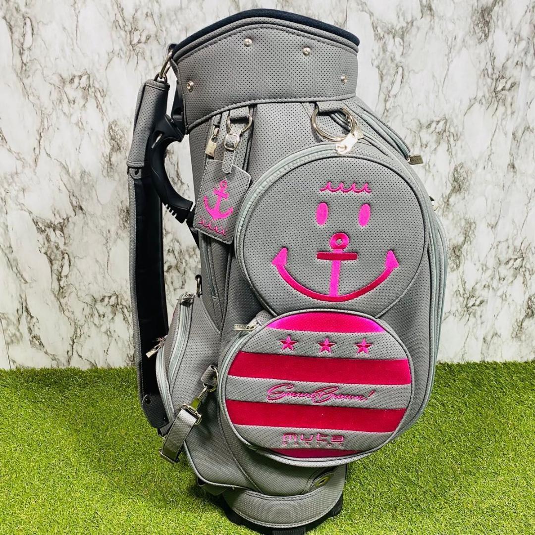 【完売モデル】未使用保管品 ムータマリン エシカルレザー キャディバッグ