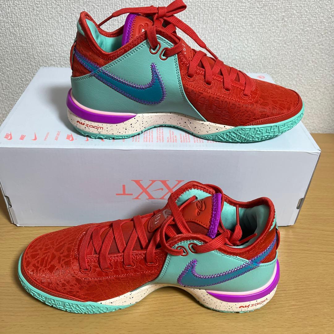 新品 ZOOM LEBRON NXXT GEN EP 赤 24cm