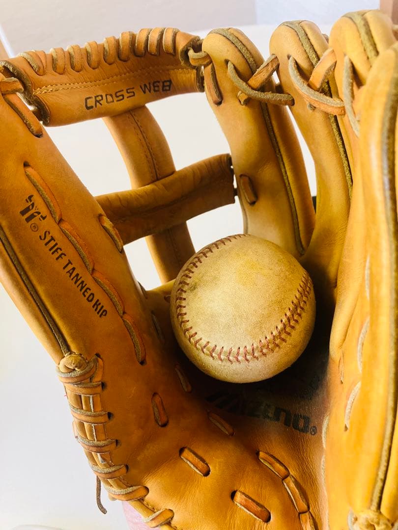 【希少・硬式用】ミズノ ビクトリーステージ キップレザー クロスウェブ 内野手向