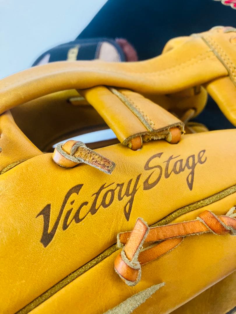【希少・硬式用】ミズノ ビクトリーステージ キップレザー クロスウェブ 内野手向