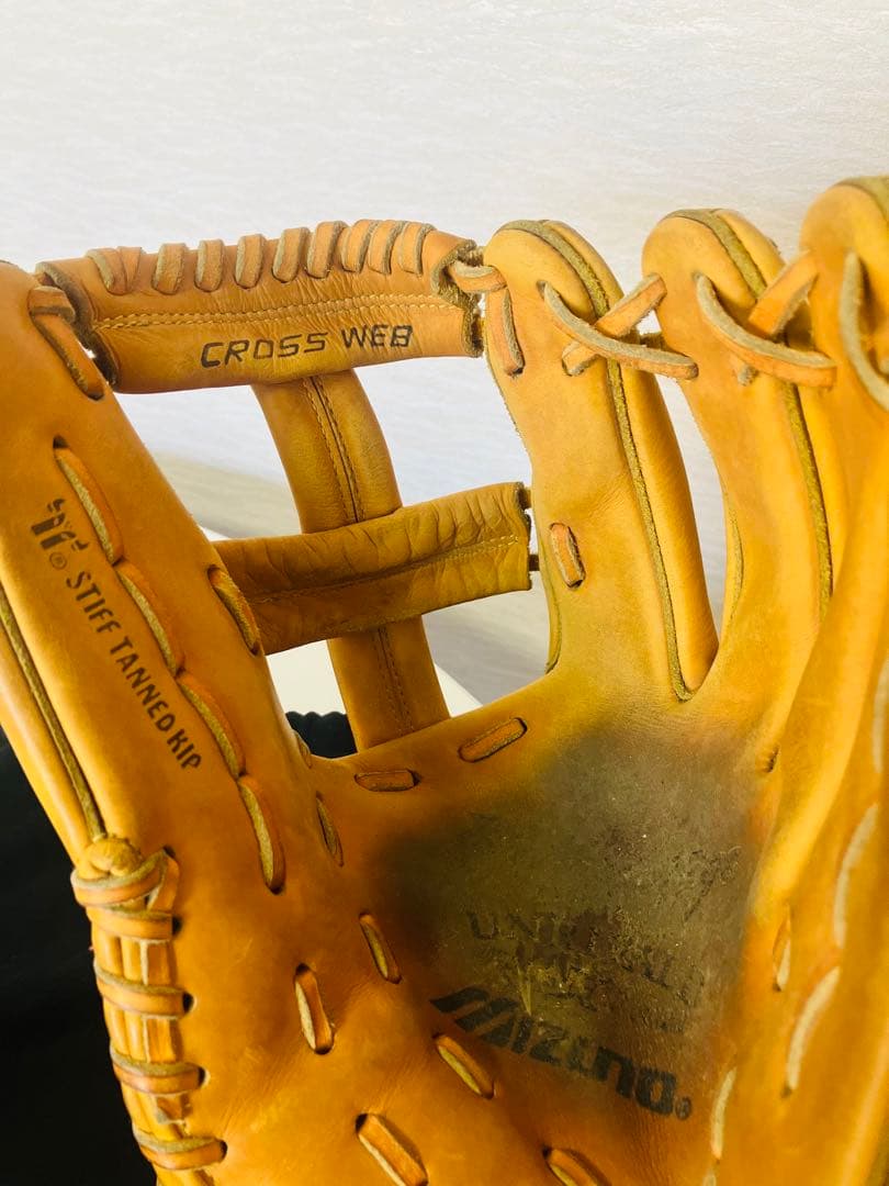 【希少・硬式用】ミズノ ビクトリーステージ キップレザー クロスウェブ 内野手向