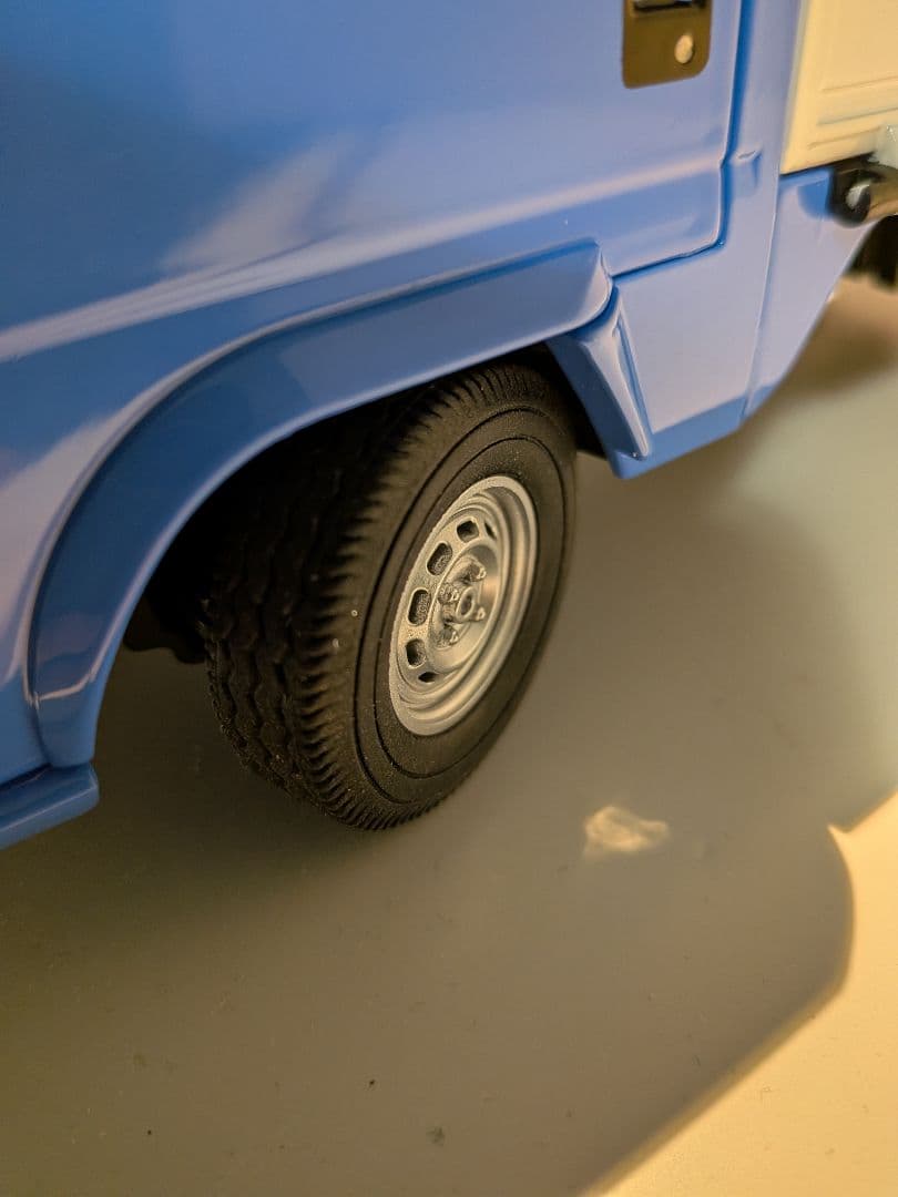 ​ホンダ アクティ 1/15 ミニカー 青/白 軽トラ 点灯 サウンド 検品済