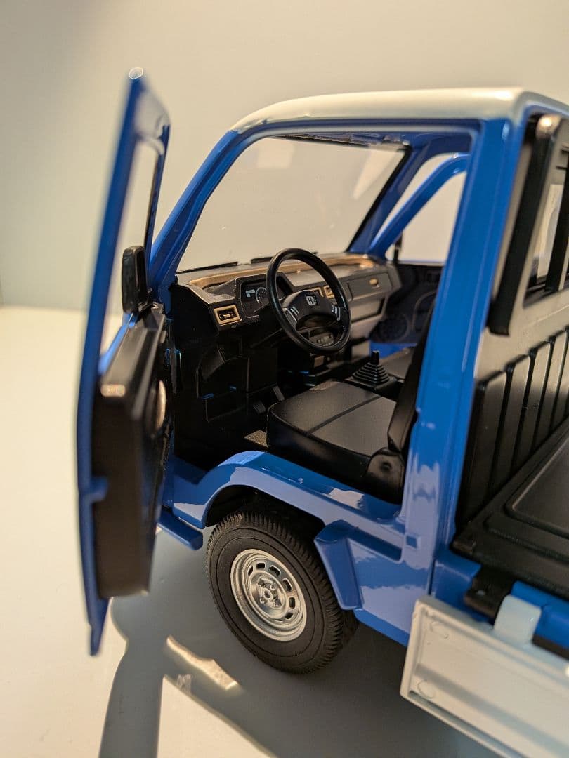 ​ホンダ アクティ 1/15 ミニカー 青/白 軽トラ 点灯 サウンド 検品済