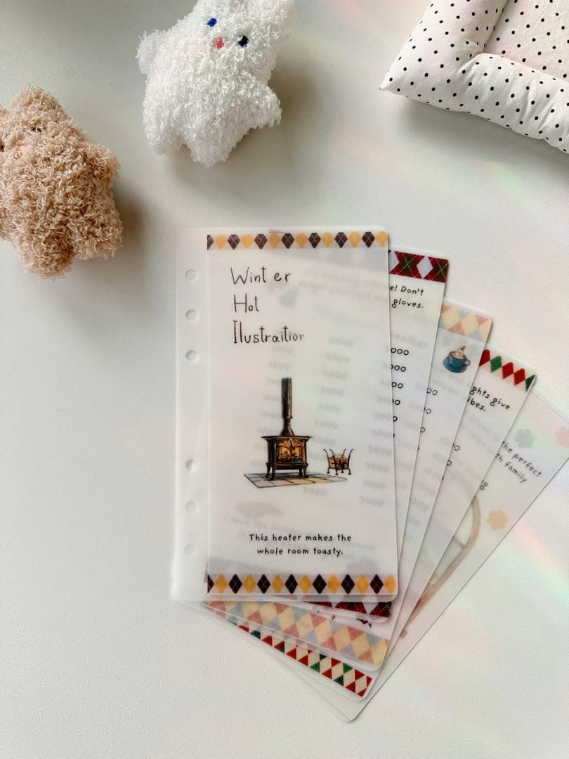 A6 refill Argyle check saving 1800円