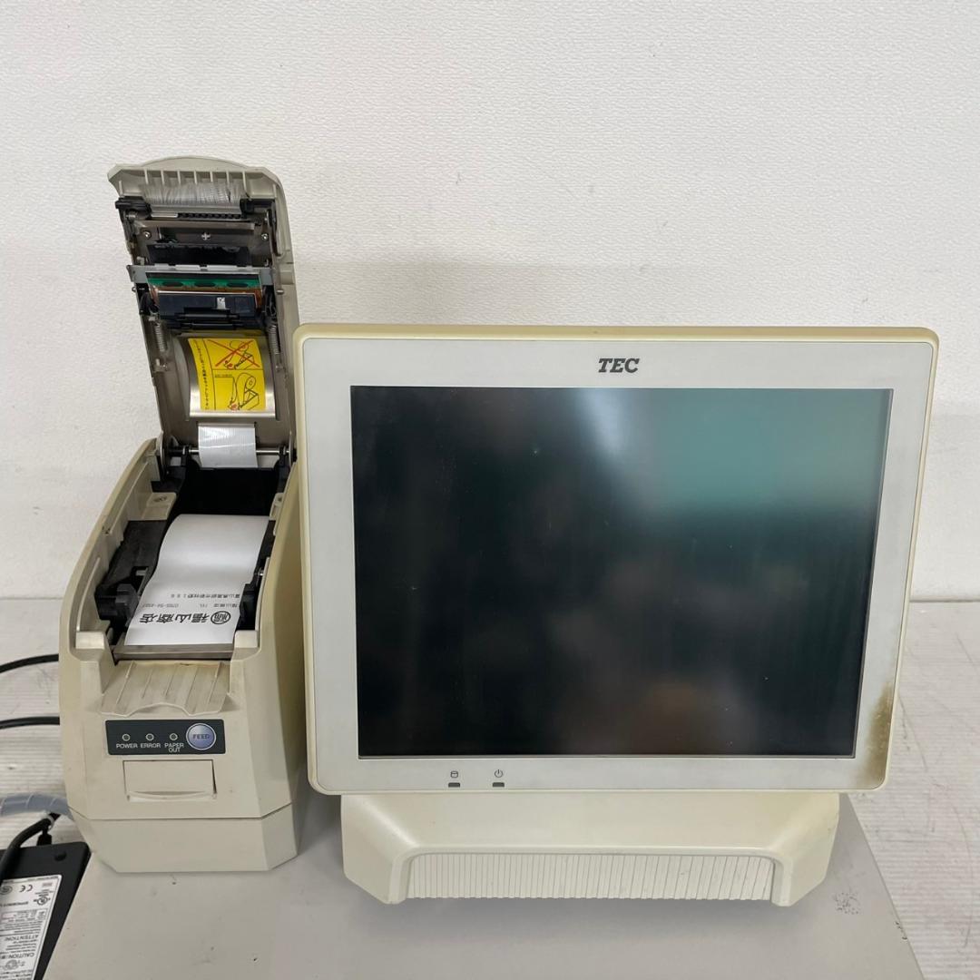 東芝テック 電子レジスター POSレジ TEC QT-10 店舗品 J0744