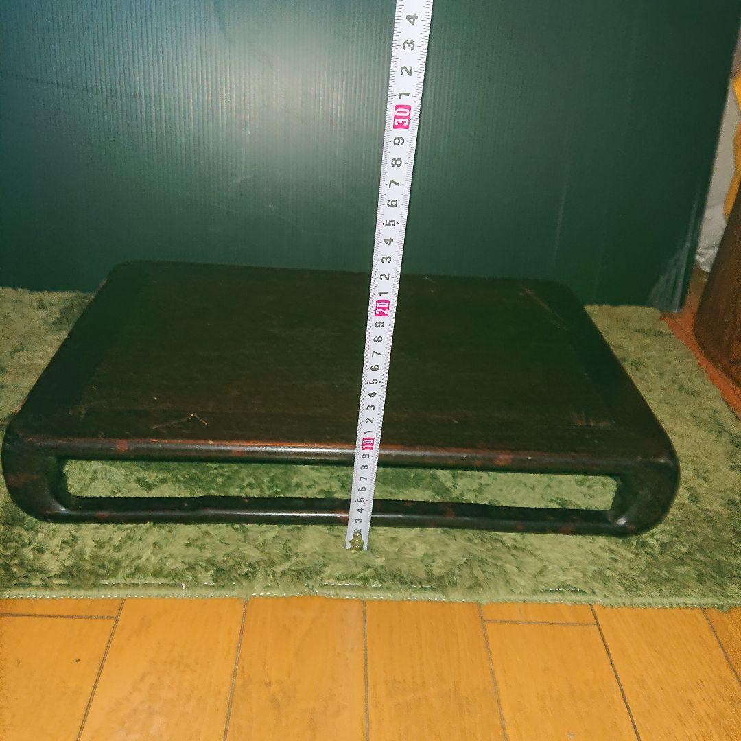 時代物黒壇花台