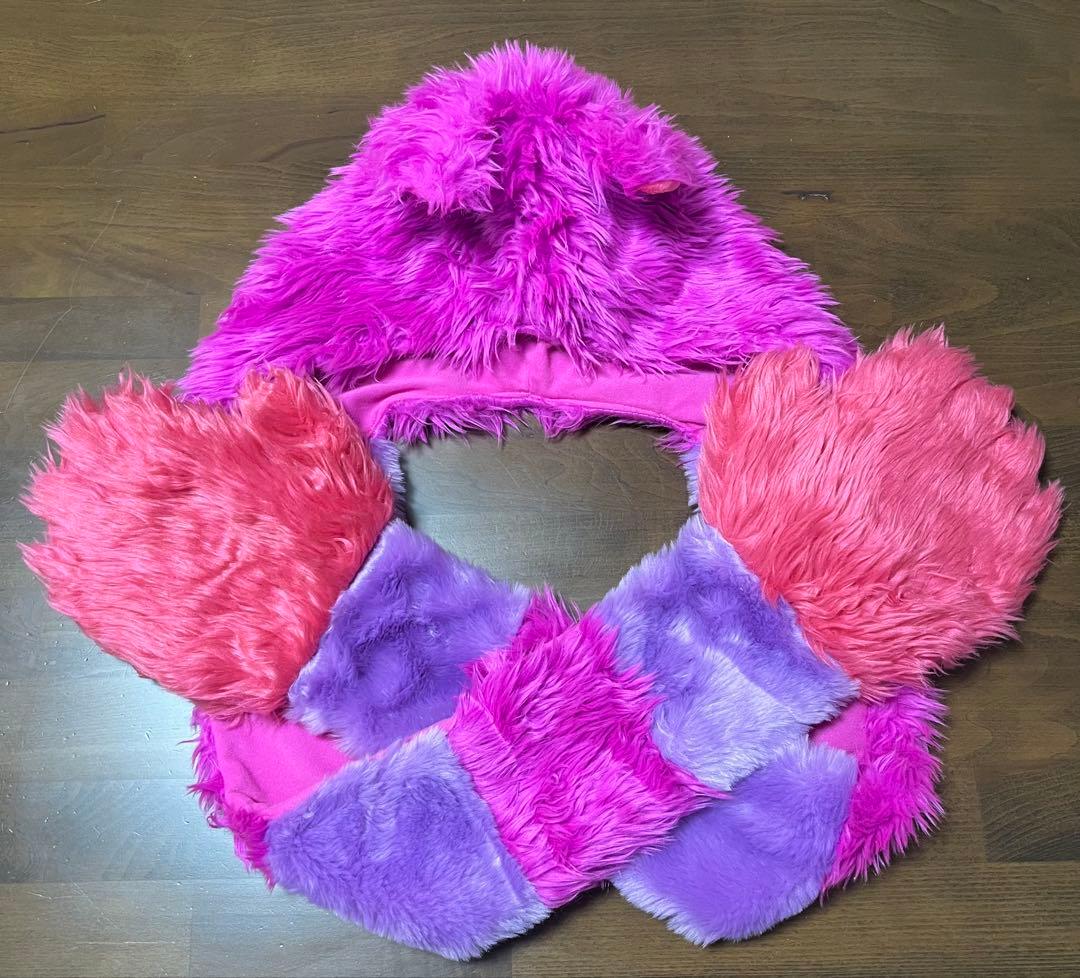 チェシャ猫　マフラーファンキャップ