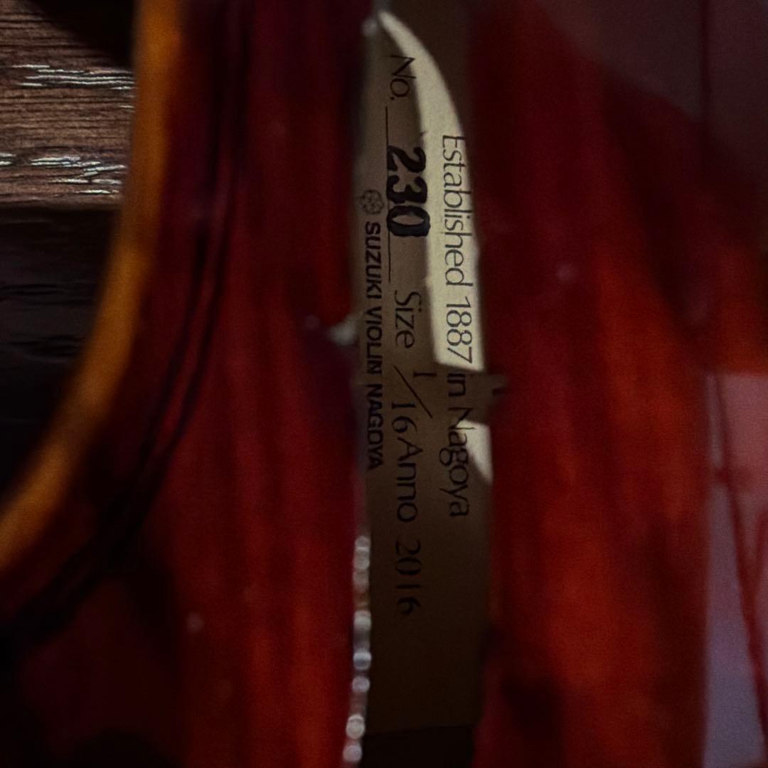 子供用　1／16バイオリン2歳