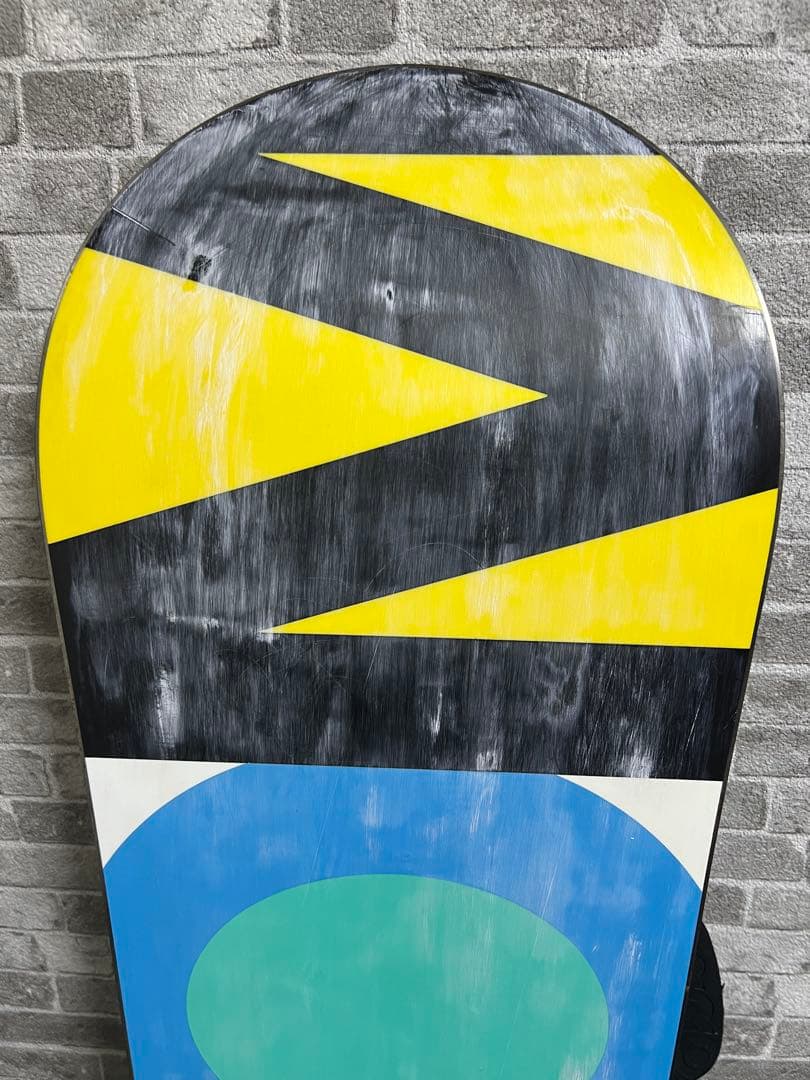 マルチカラー スノーボード ビンディング付き