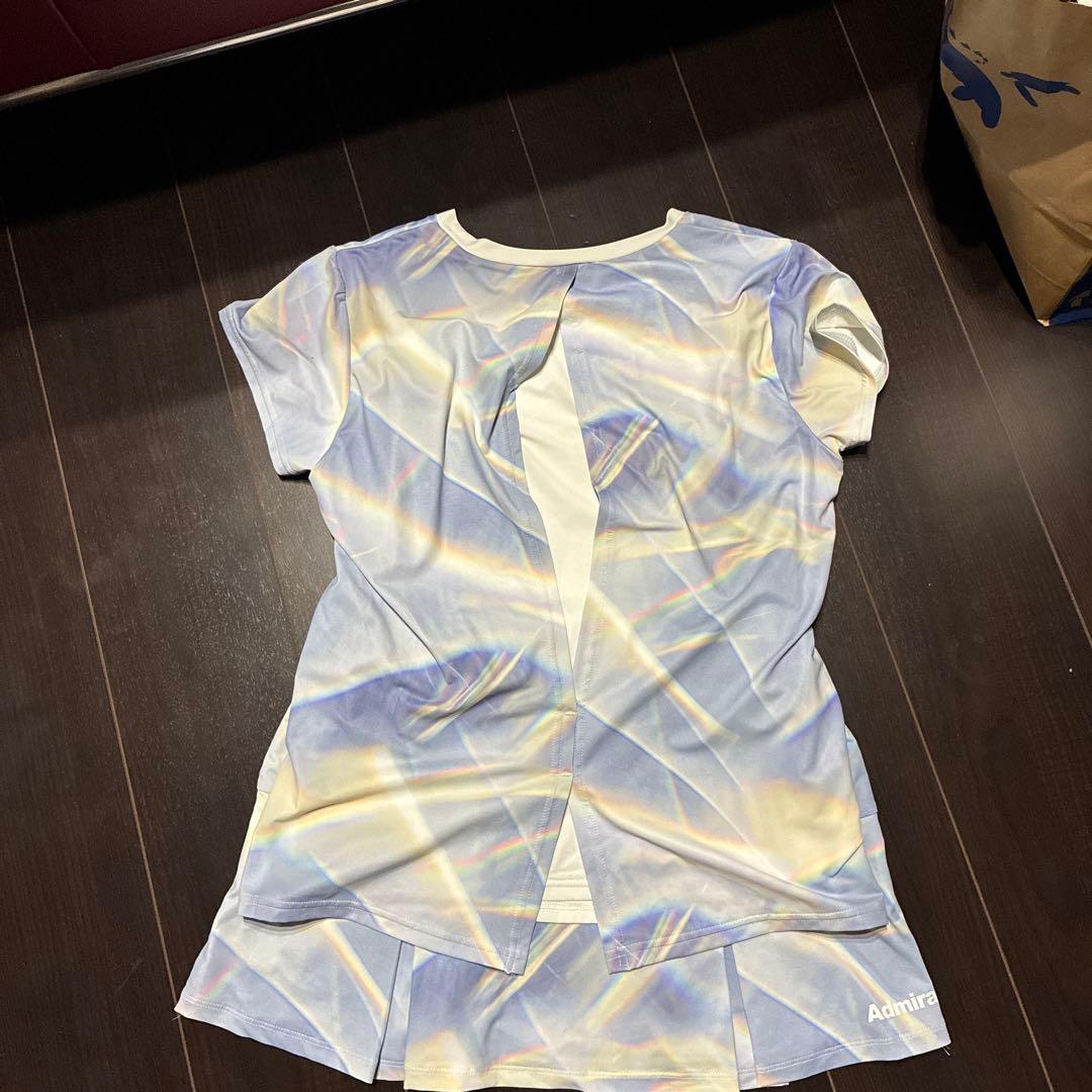 Admiral テニスウェア Lサイズ 白水色