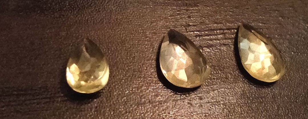 レモンクォーツ ティアドロップ ルース B