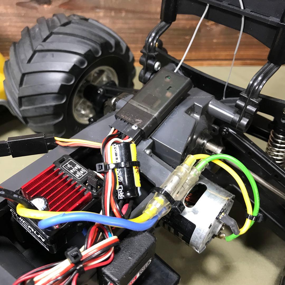 タミヤ　TL-01Bシャーシ　スカッシュバン　メカ付き