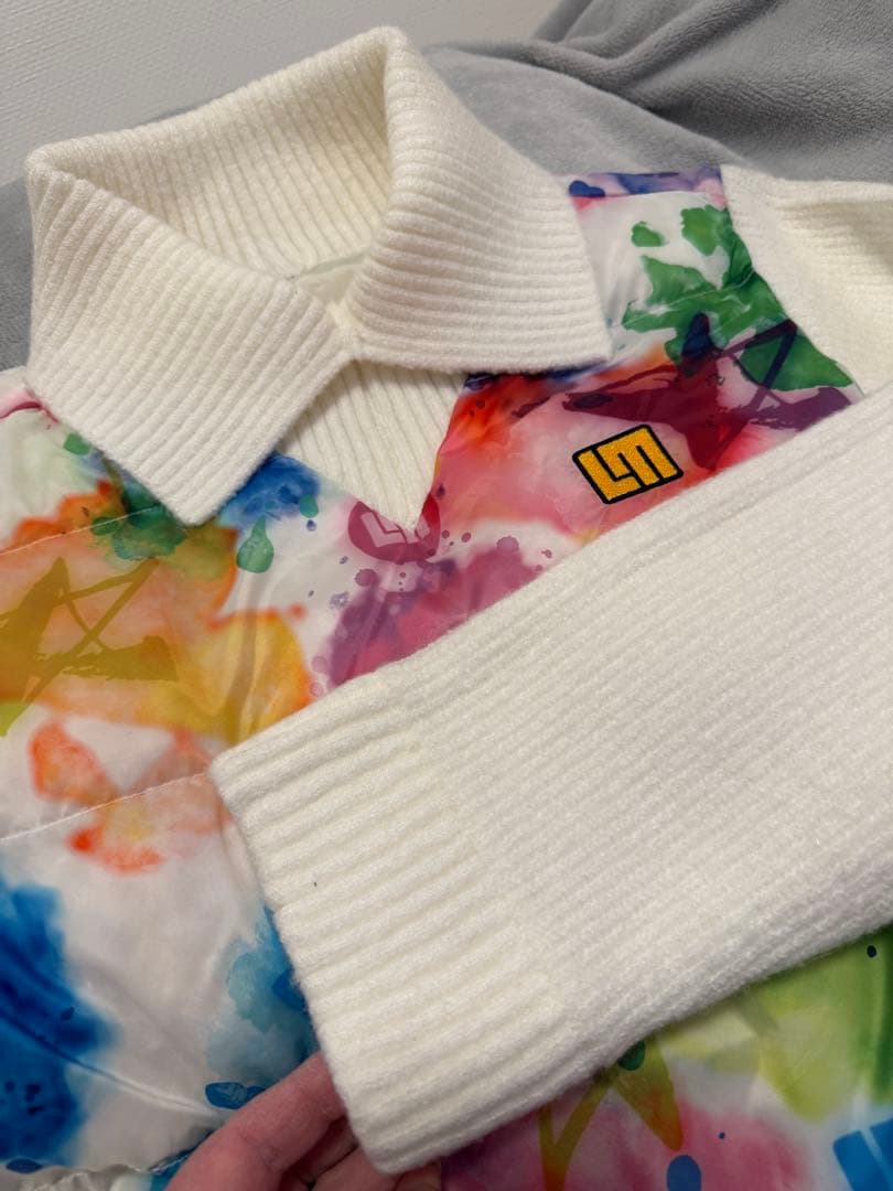 ラウドマウス LOUDMOUTH ニットブルゾンとスカートパンツ　サイズＬ