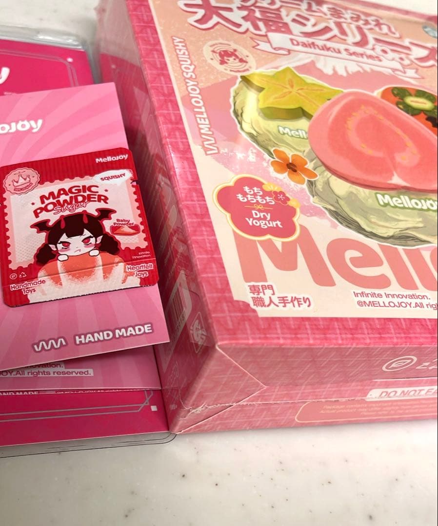 【新品未開封】Mellojoy スクイーズ 大福 シュリンク付き