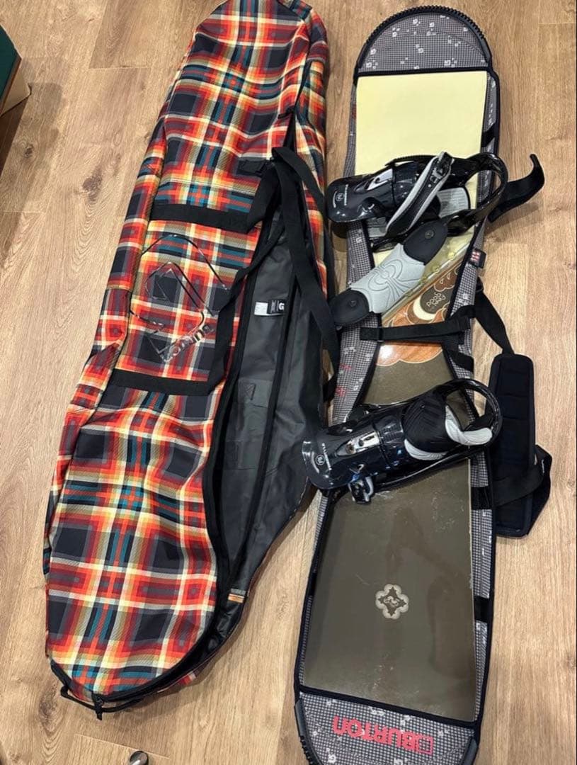 【美品】Burton スノーボード ブーツ セットビンディング+収納ケース一式