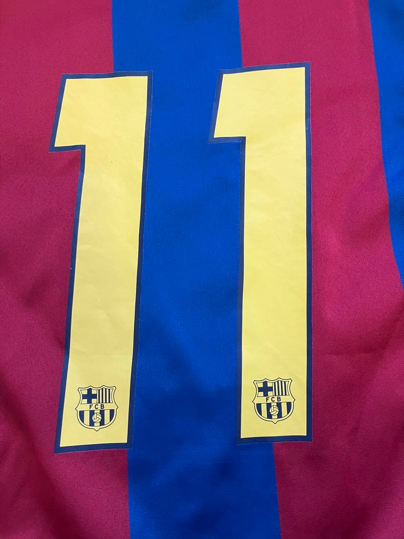 FCバルセロナ ホーム　ユニフォーム　11番　カンテラ時代のメッシ