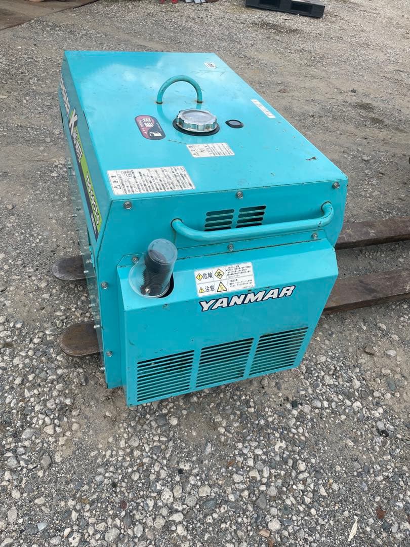 ヤンマー　ディーゼル　200V 発電機　実働10H YDG600TS-6E