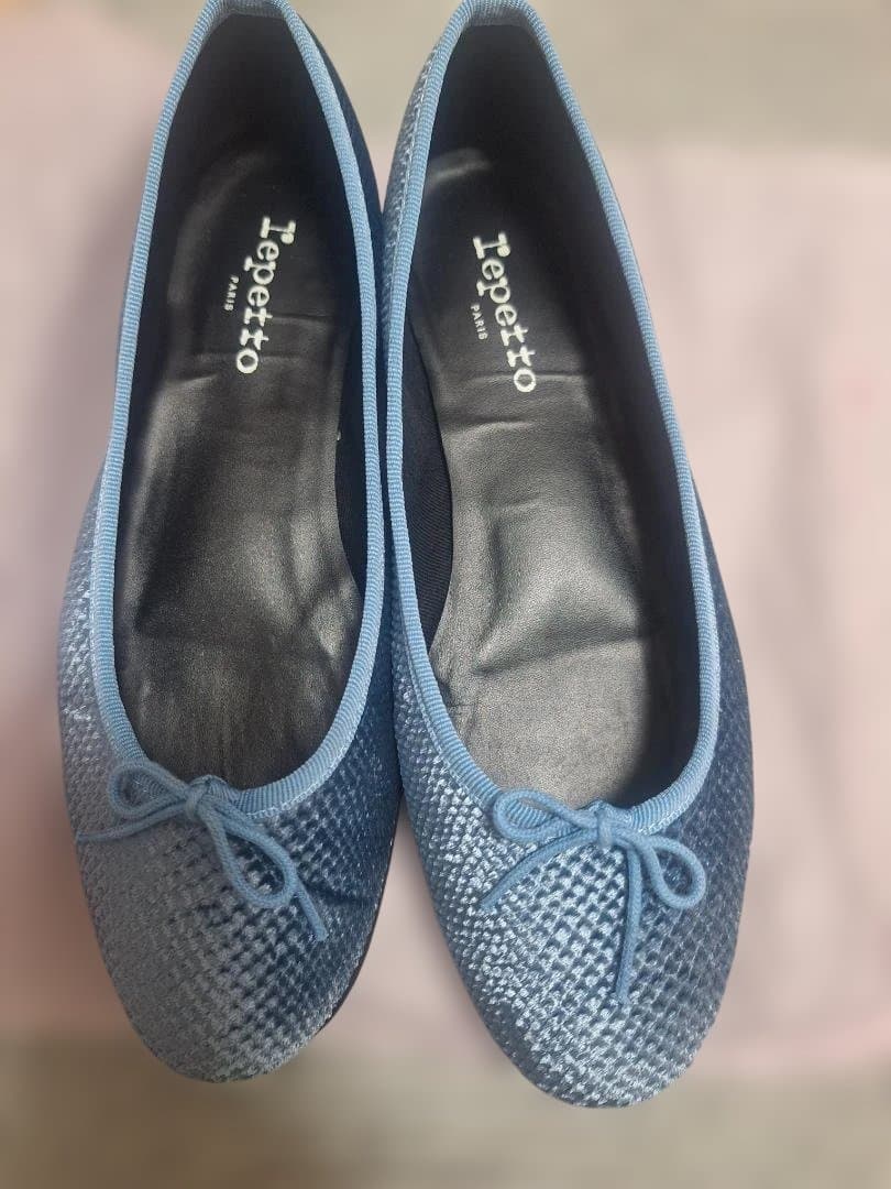 Repetto バレエシューズ 青 39.5