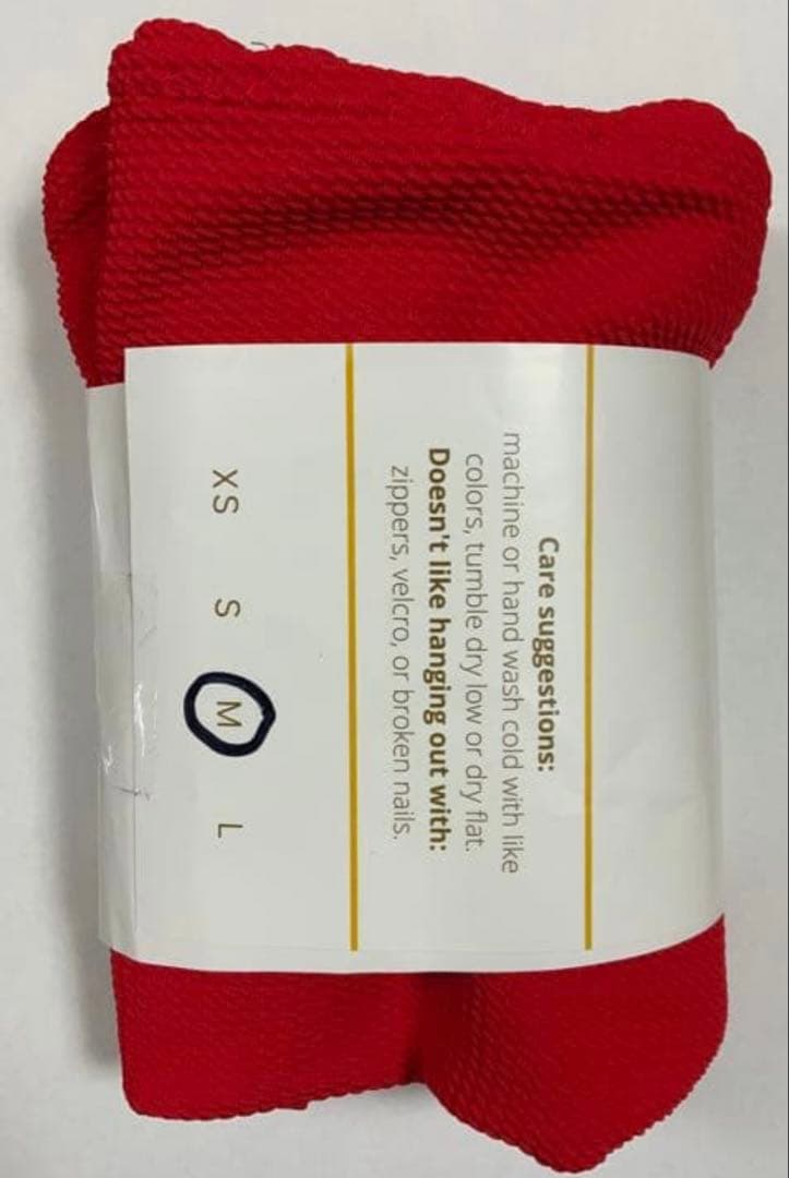 新品　Rubia Wear　ルビアウェア　ロンパー　ウォームアップ　M　赤