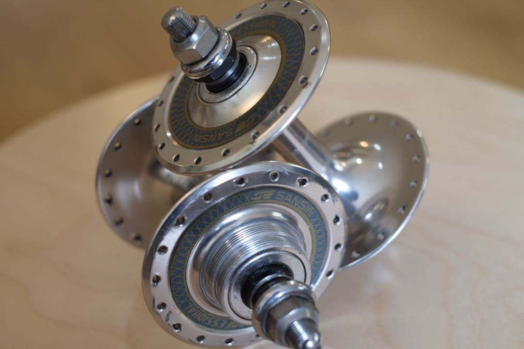 三信 SANSIN PROFESSIONAL ハブ　前後セット　競輪　ピスト