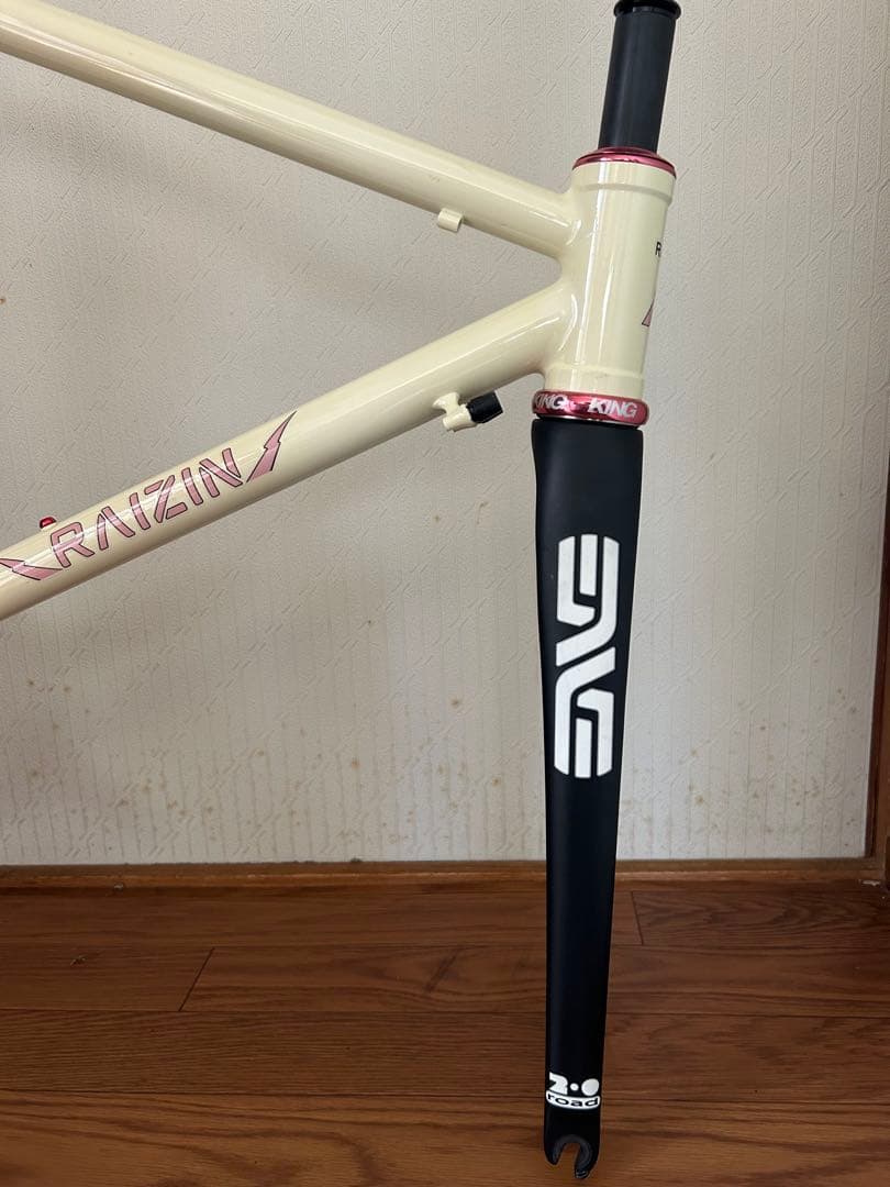 RAIZIN ロードバイクフレーム ENVE クリスキング　雷神　クロモリ