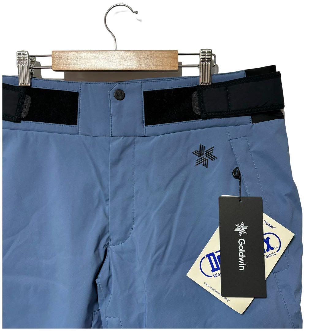 新品 ゴールドウィン G-ソリッド カラー ワイドパンツ コロネット ブルー L